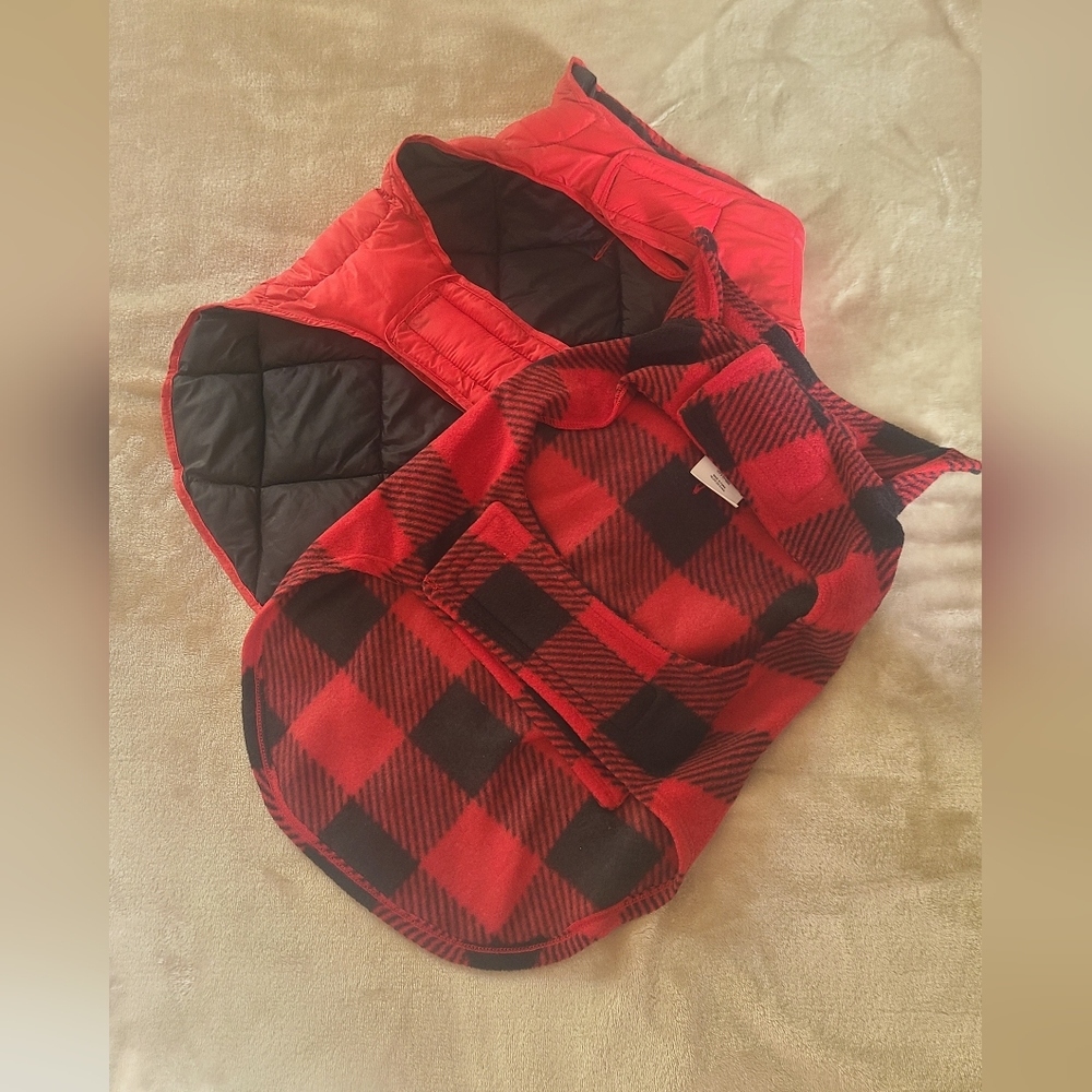 NWOT 32 Degrees double layer dog coat